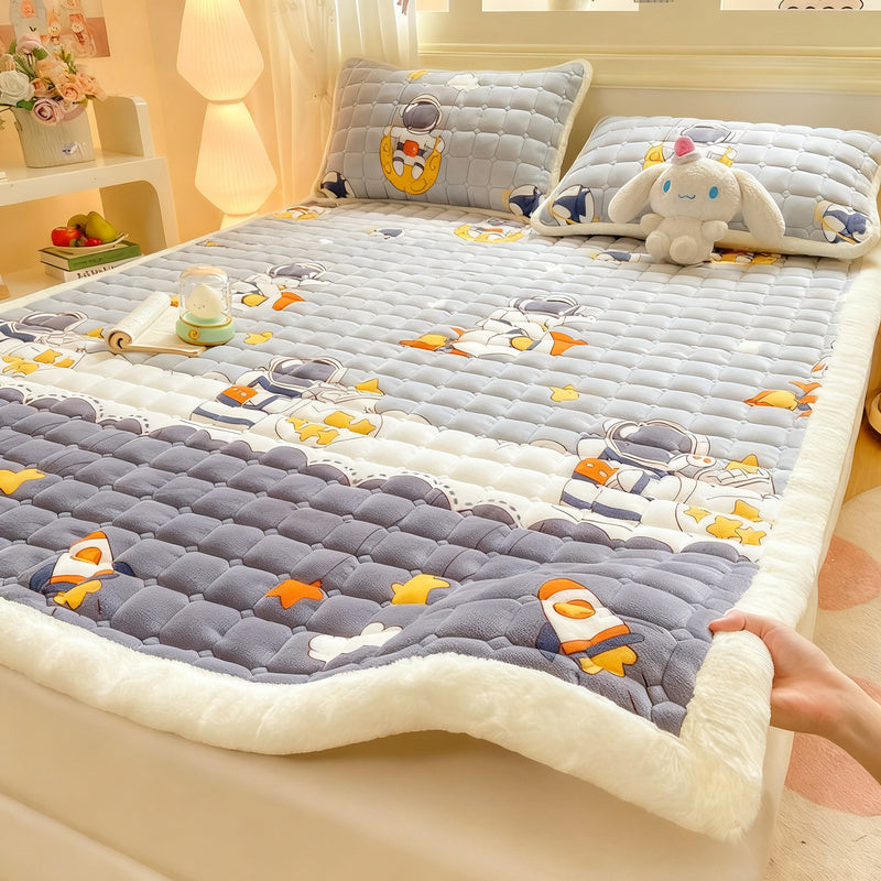 Fleece-Bettauflage, warm und weich