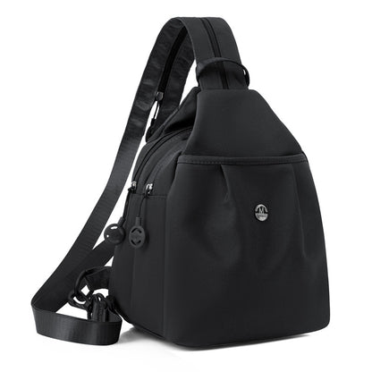 Kompakter Rucksack aus Oxford-Gewebe, vielseitig nutzbar
