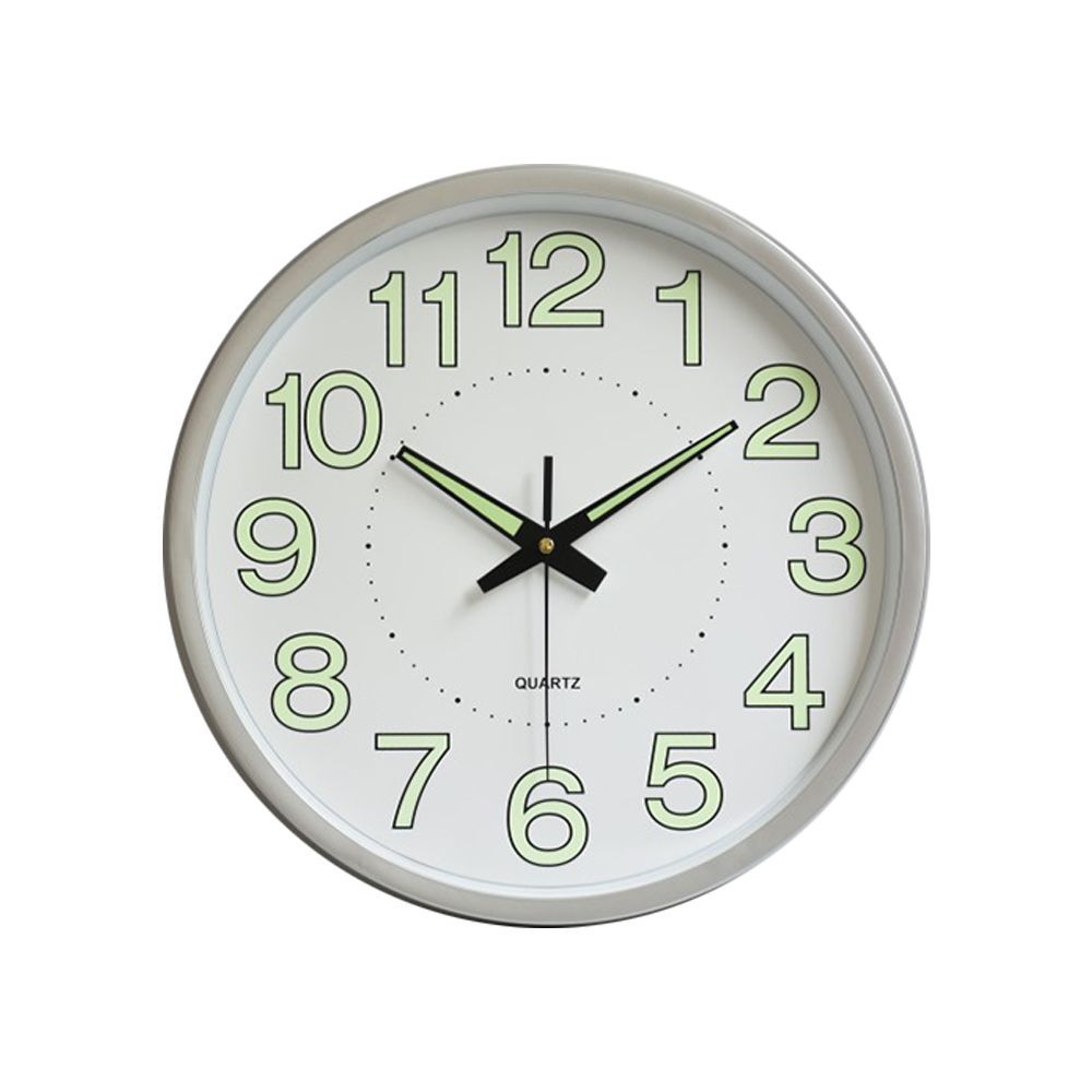 Quarz-Wanduhr, Kunststoff, Zeiger, 20–40 cm