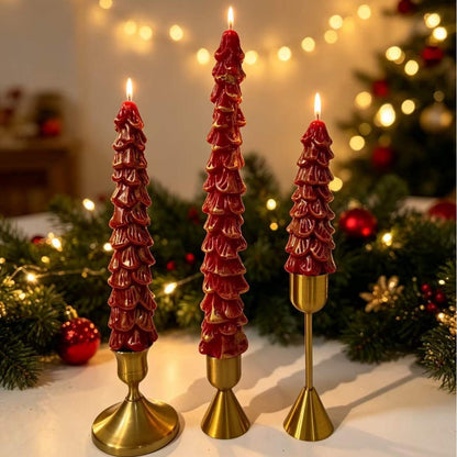 Weihnachtsbaum-Duftkerze, Sojamischung, handgefertigt
