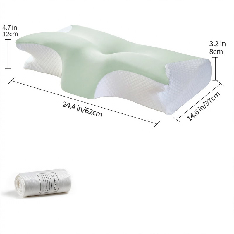 Nackenkissen aus Memory-Foam, Schmetterlingsform
