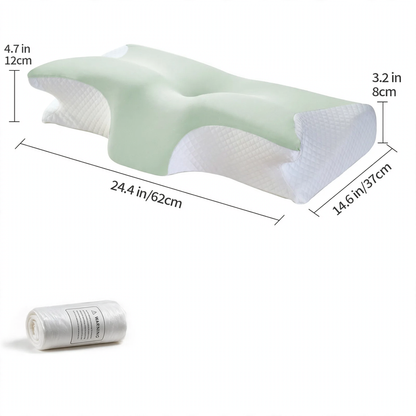 Nackenkissen aus Memory-Foam, Schmetterlingsform