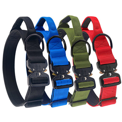 Hundehalsband aus Nylon mit Griff
