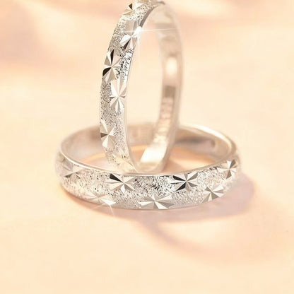 Sternring für Paare, geometrisches Design
