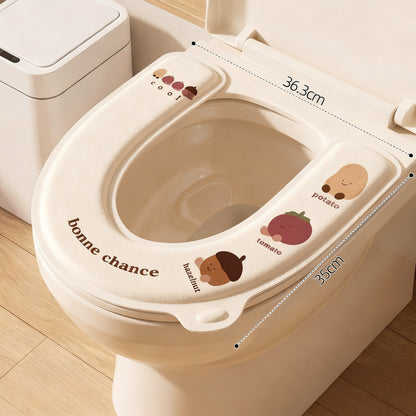 Toilettensitz-Auflage, wasserdicht, vier Jahreszeiten