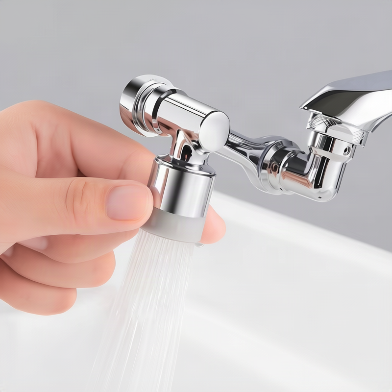 Schwenkbarer Wasserhahn-Aufsatz mit Strahlregler