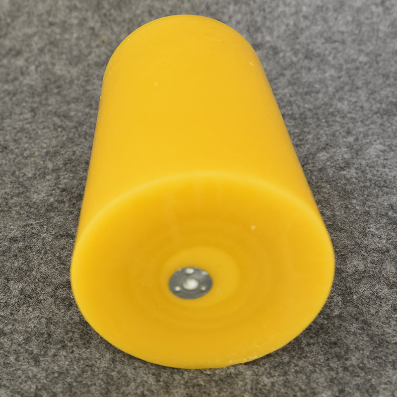 Bienenwachskerze, Stumpen, 4×5 cm, handwerklich