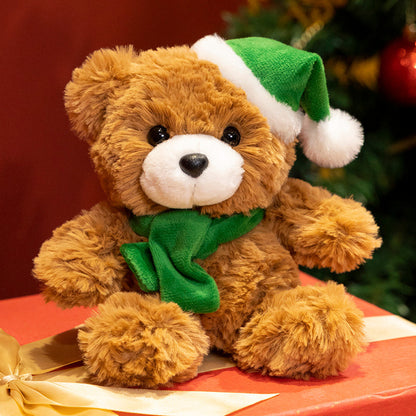 Weihnachts-Plüschtiere und Kissen