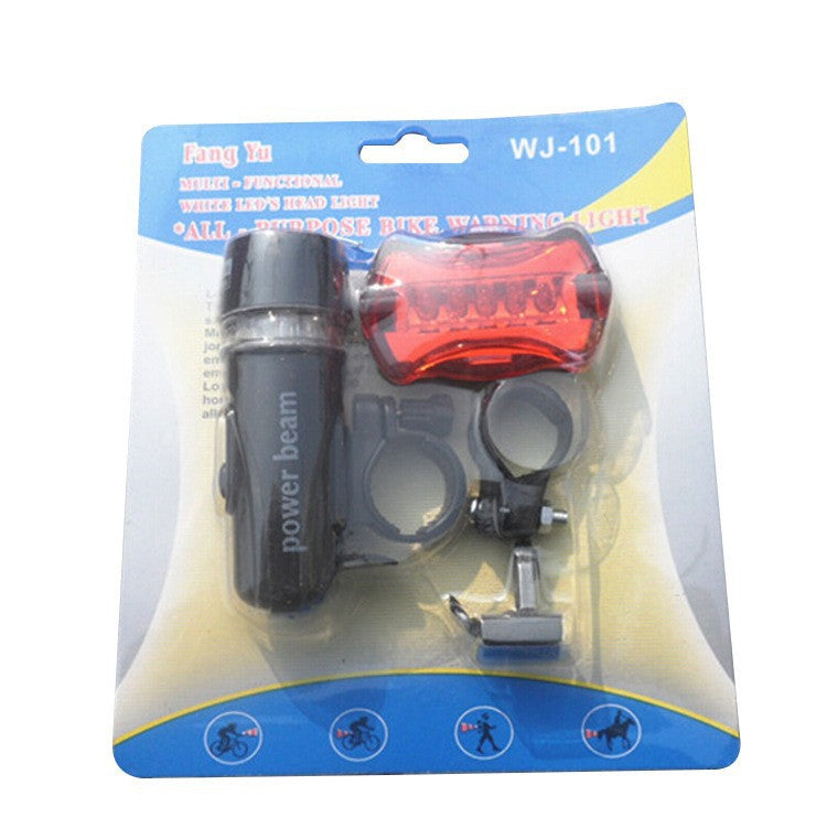 Fahrradlicht-Set mit LED-Frontlicht und Rücklicht