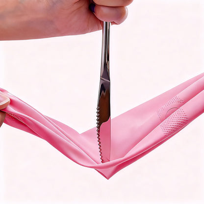 Küchenhandschuhe aus Gummi, 33 cm