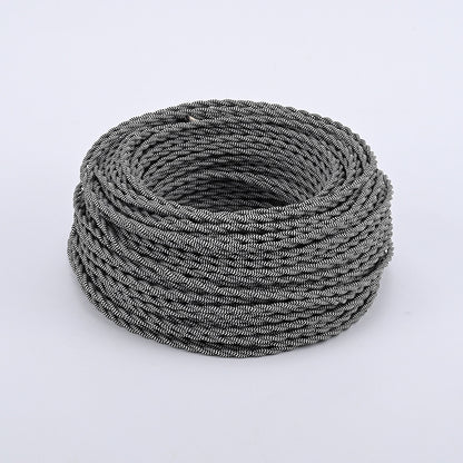 Textilummanteltes Stromkabel 2×0,75 mm²