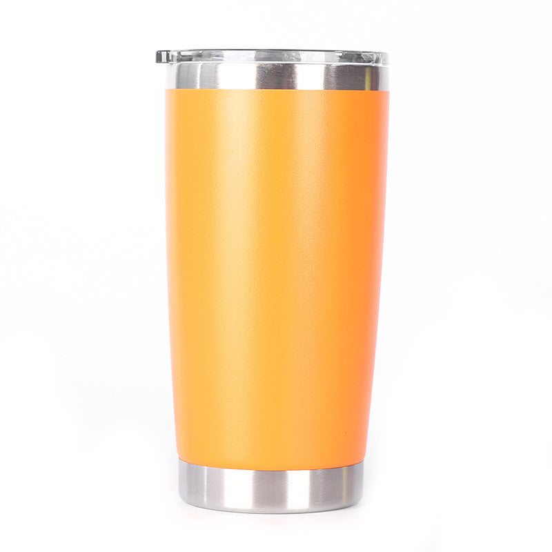 Isolierbecher aus Edelstahl, 20 oz, mit Drehverschluss