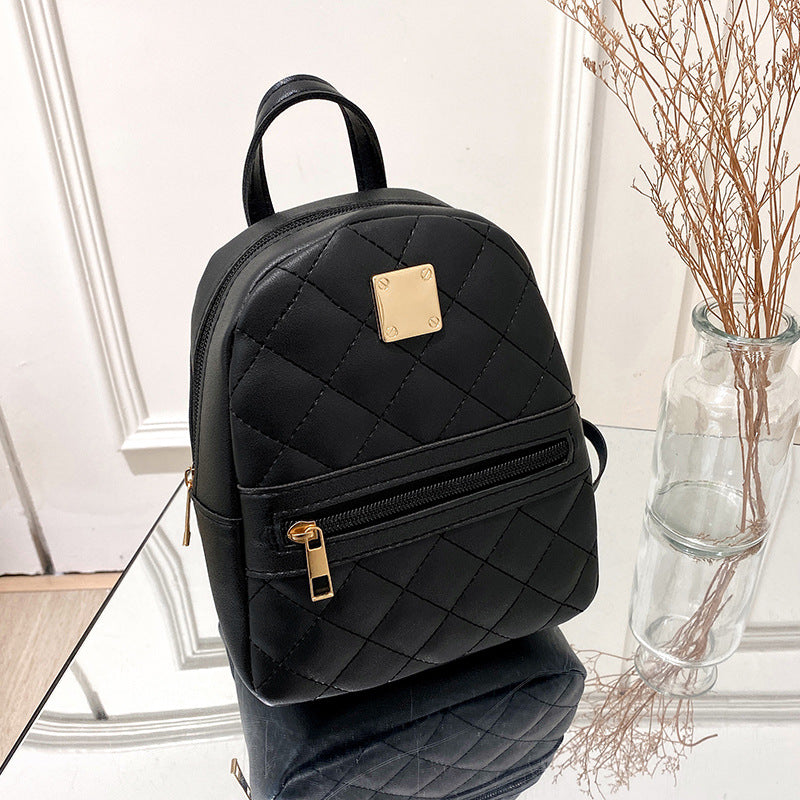 Stickerei-Rucksack für Damen, PU-Material
