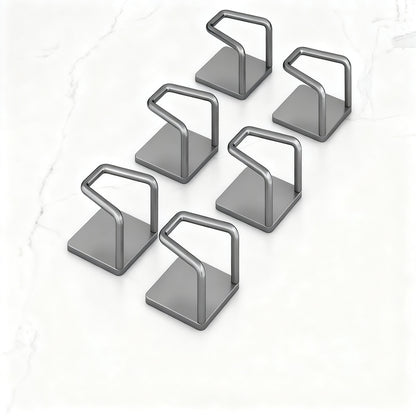 Edelstahl-Wandhaken ohne Bohren, 6er/8er Set