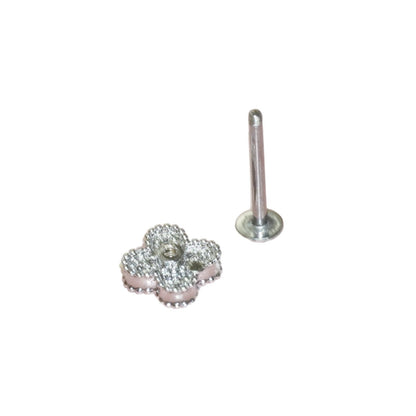 Lippenstecker Edelstahl mit Strass, verschiedene Größen