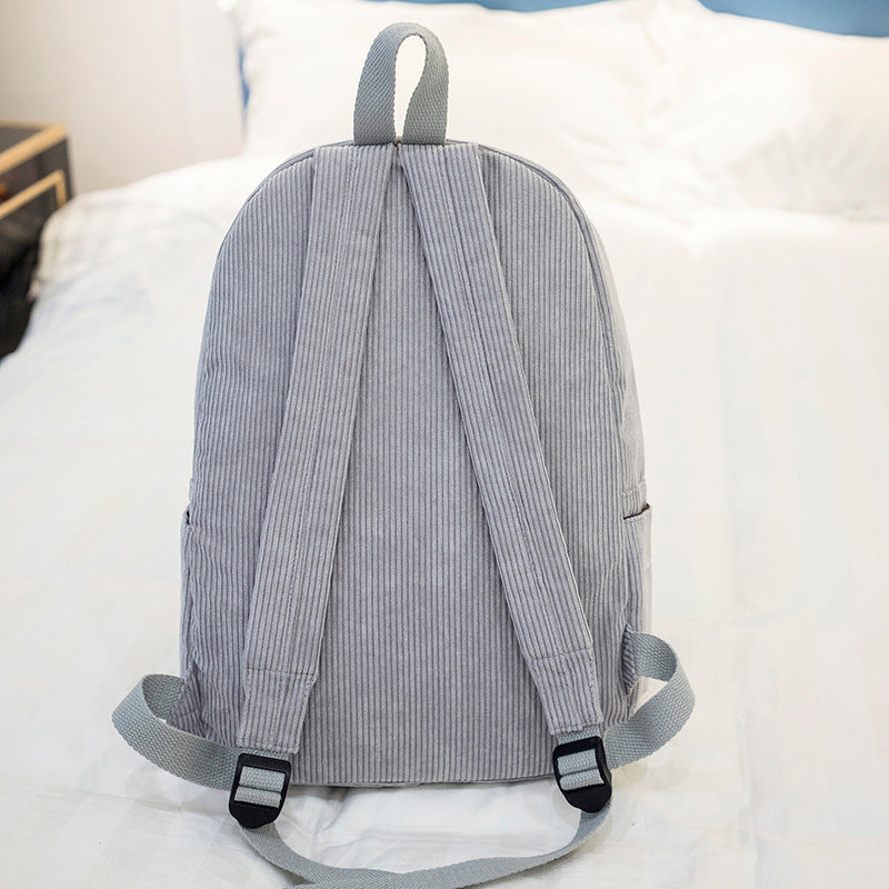 Rucksack aus Kord, 20–35 L, großes Fassungsvermögen