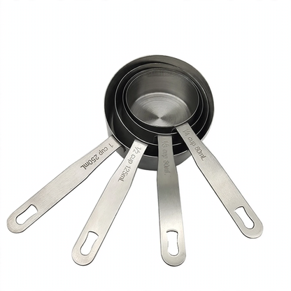 Edelstahl-Messlöffel-Set, 4-teilig