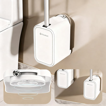 Toilettenbürste mit Saugnapf, wandmontierbar