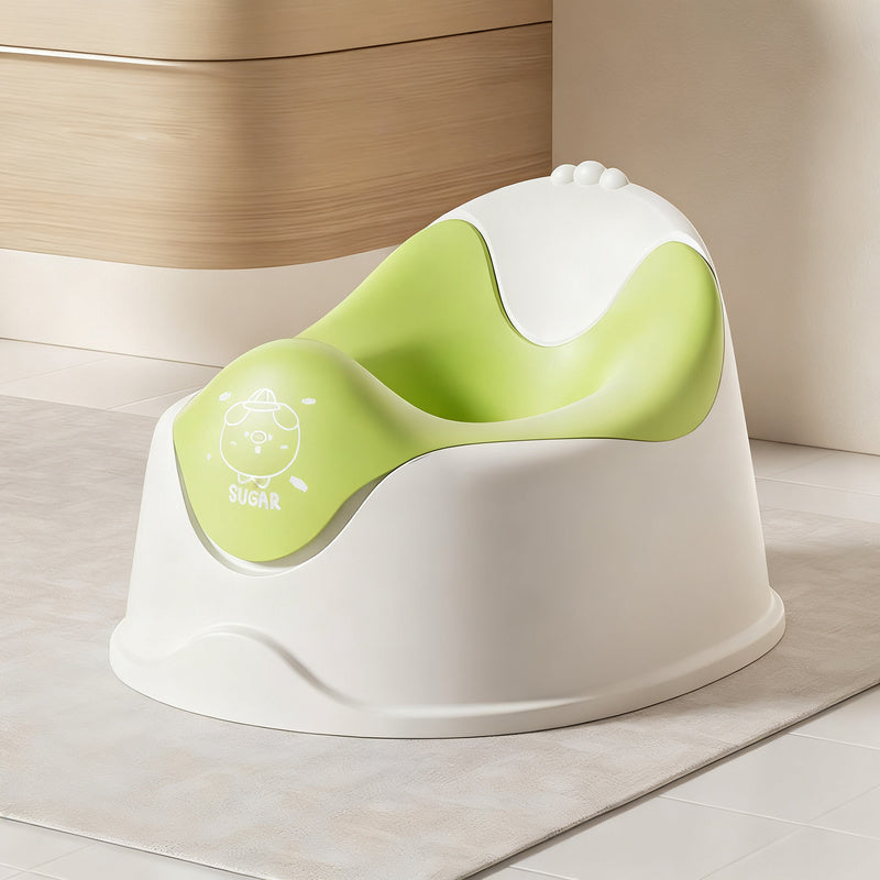 Kindersitz mit Rückenlehne für die Toilette