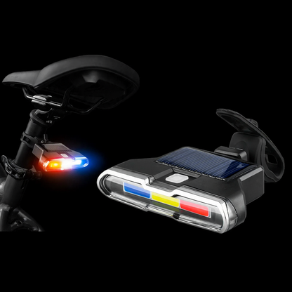 Fahrrad-Rücklicht dreifarben, USB-Ladung, wasserdicht