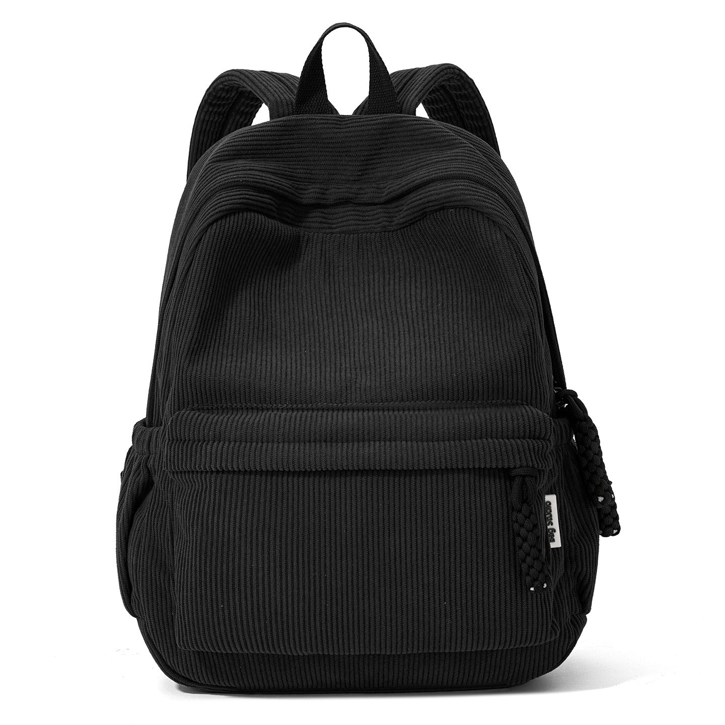 Großer Rucksack aus Cord, 40×29 cm
