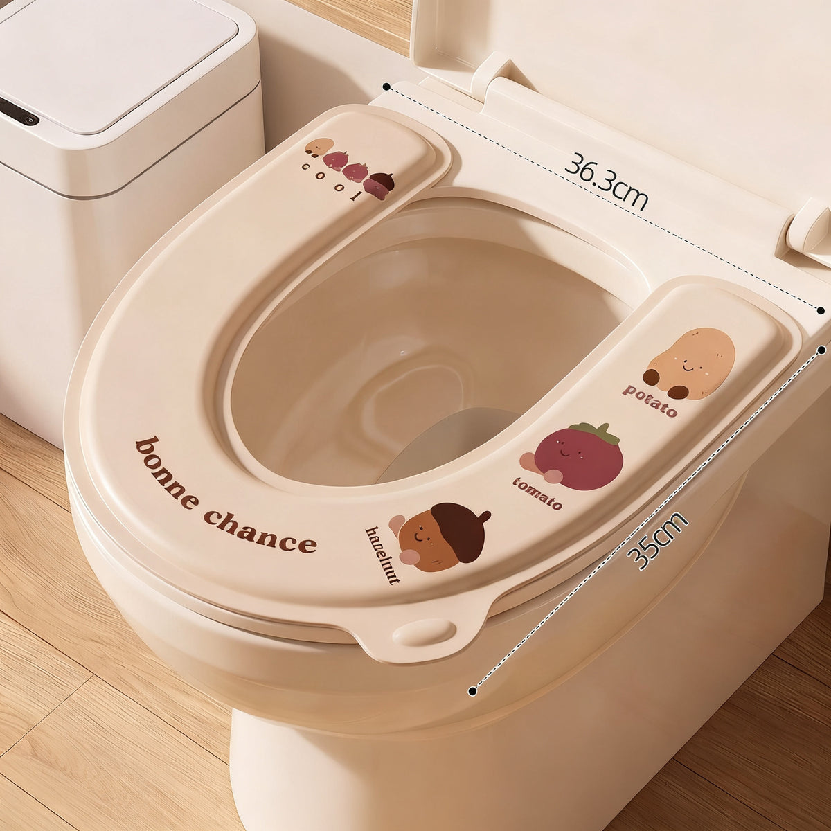 Toilettensitz-Auflage, wasserdicht, vier Jahreszeiten