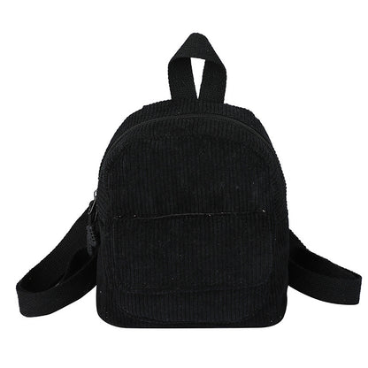 Rucksack aus Samt, kompakt und strapazierfähig