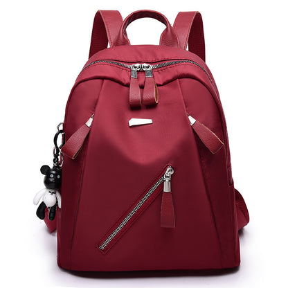 Damen-Rucksack, Nylon, Rückenlastausgleich, zeitlos