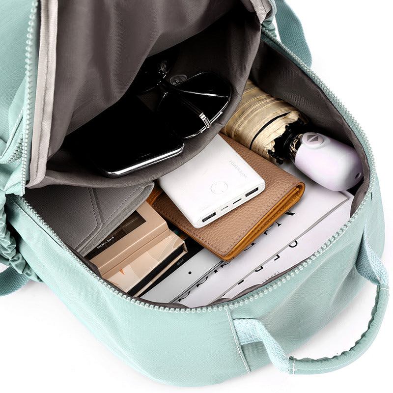 Nylon-Rucksack für Frauen, großes Fassungsvermögen