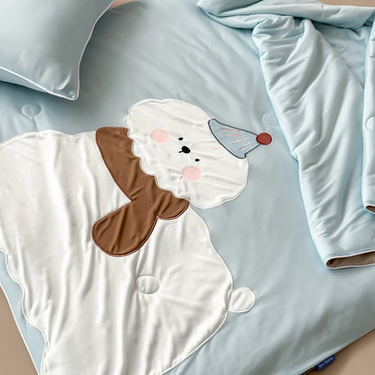 Sommerdecke mit Kühleffekt, Cartoon-Design, waschbar