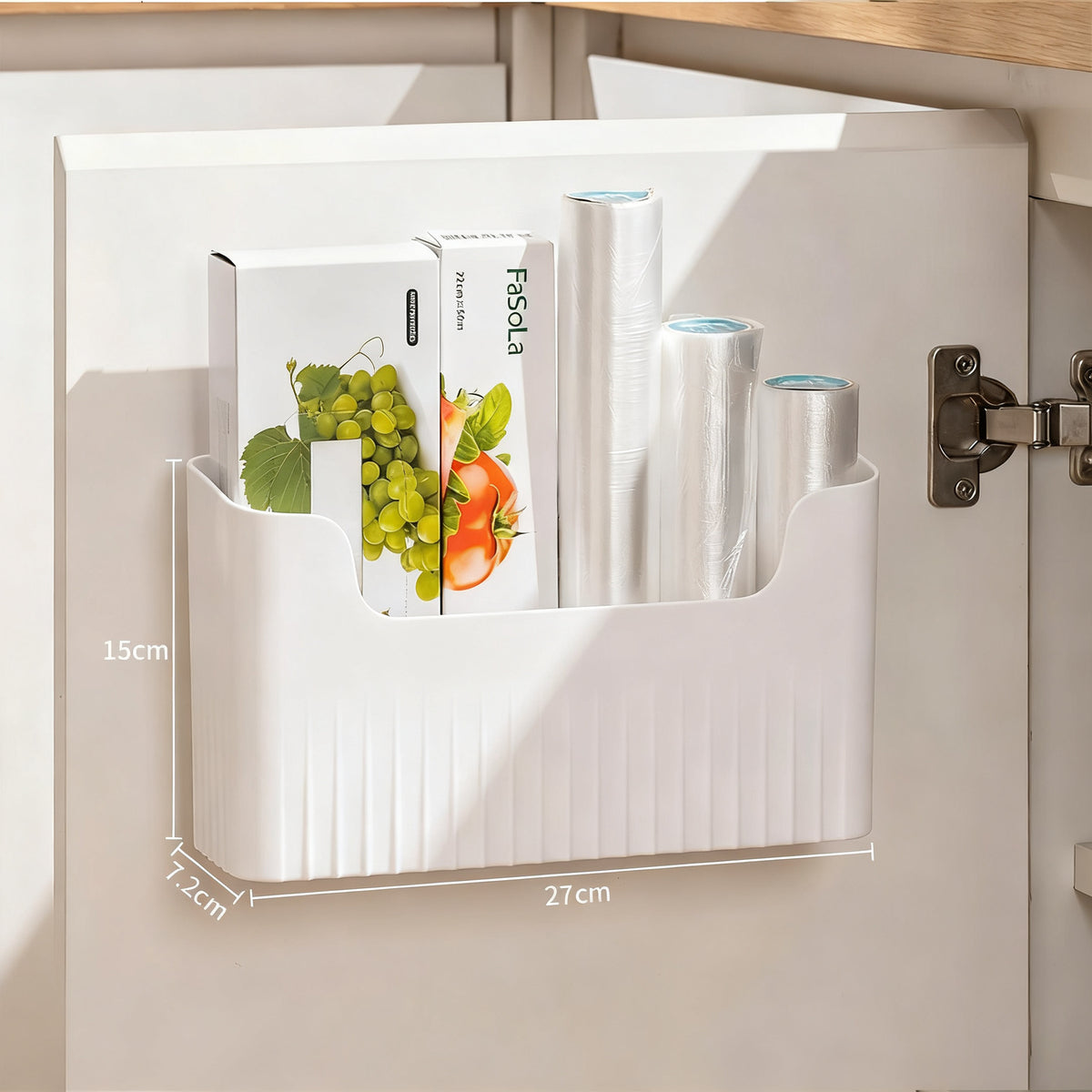 Wandhalter für Küchenschrank, PP, klebbar