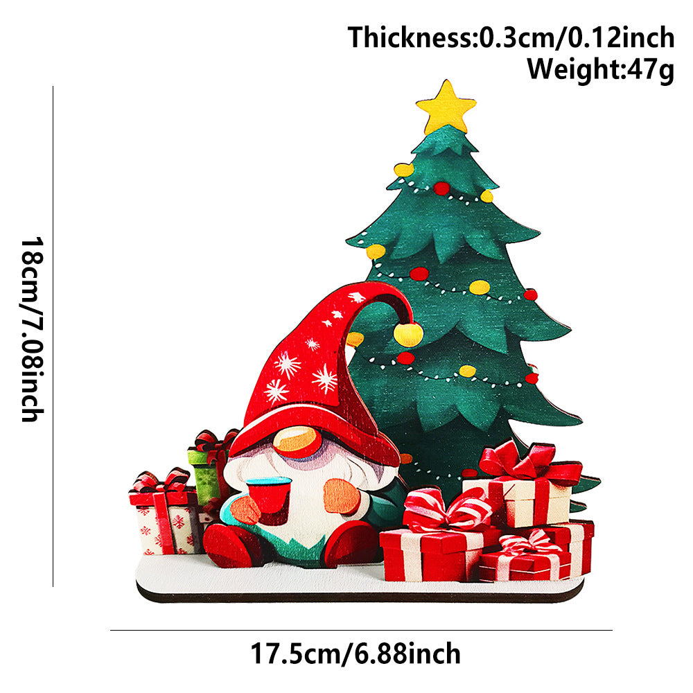Holz-Weihnachtsfiguren zum Aufstellen