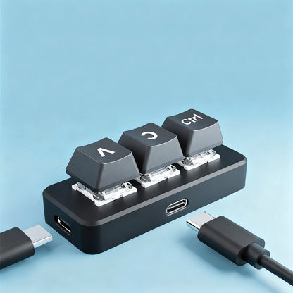 Programmierbare Mini-Tastatur, 3 Tasten
