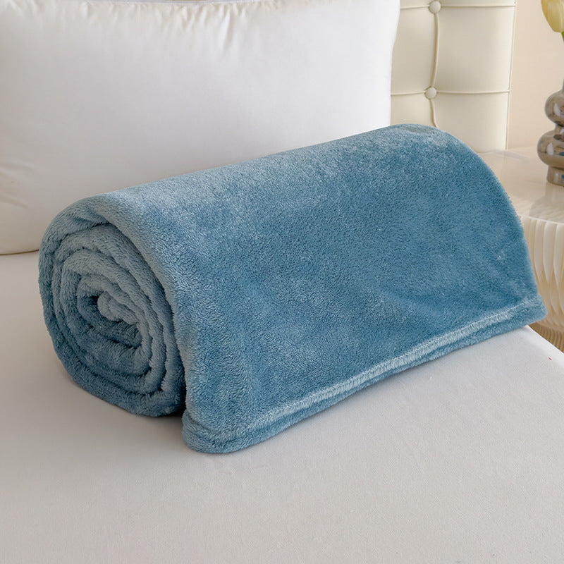 Fleecedecke aus Polyester, 100×150 bis 200×230 cm