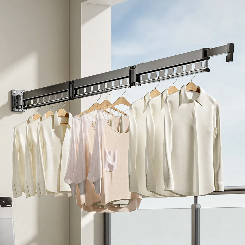 Wandwäscheständer, Aluminium, faltbar, 2–4-teilig, Modell 703-031-A
