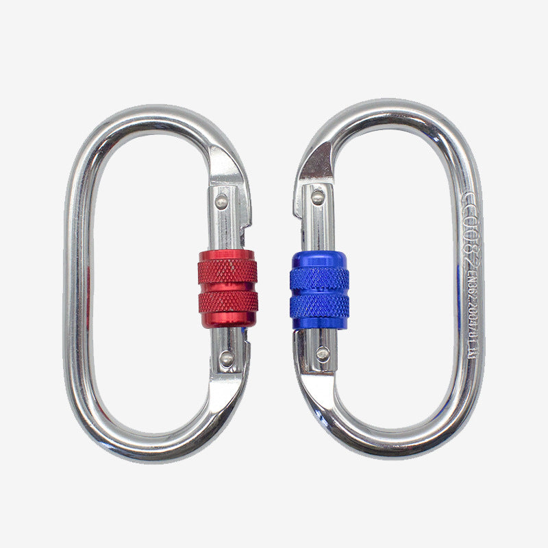 Stahlkarabiner für Klettern, 25 KN