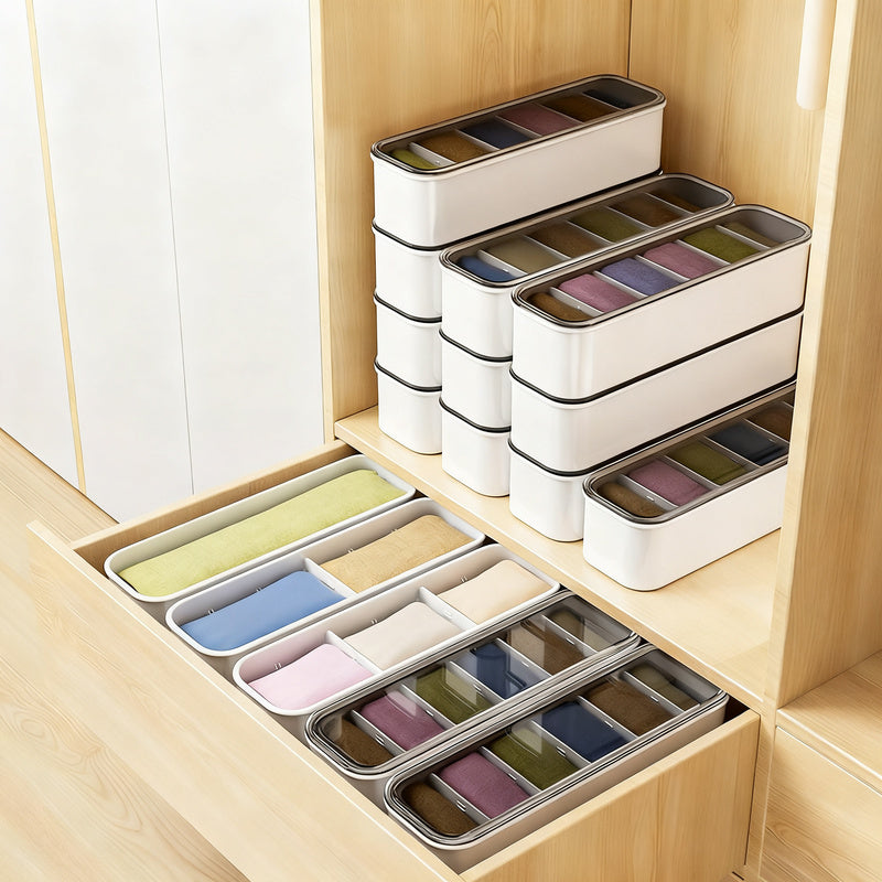 Aufbewahrungsbox für Unterwäsche und Socken, PP