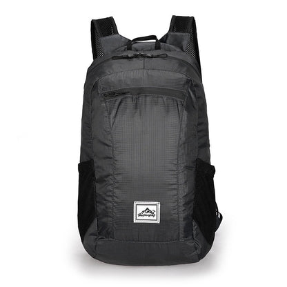 Faltbarer Reiserucksack ultraleicht – Polyester, 20 L, für Laptop bis 12 Zoll, Reisen & Wandern