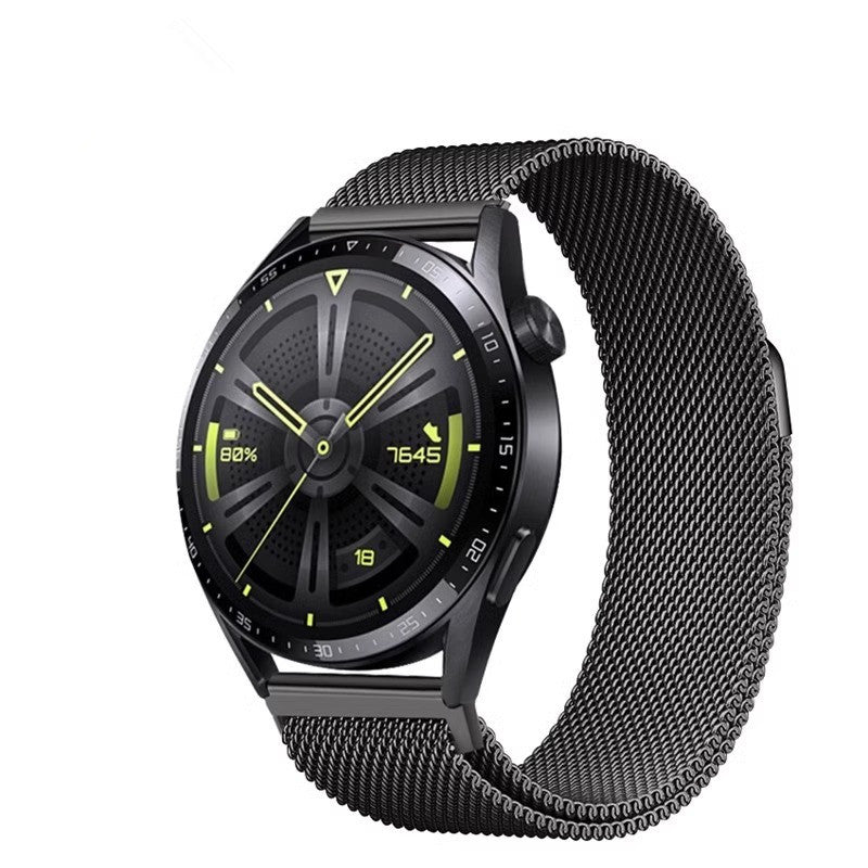Schwarzes Luxusarmband für Ultradünn Smartwatch