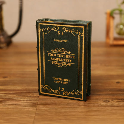 Dekoratives Buch-Tablett aus Holz, klassisches Design