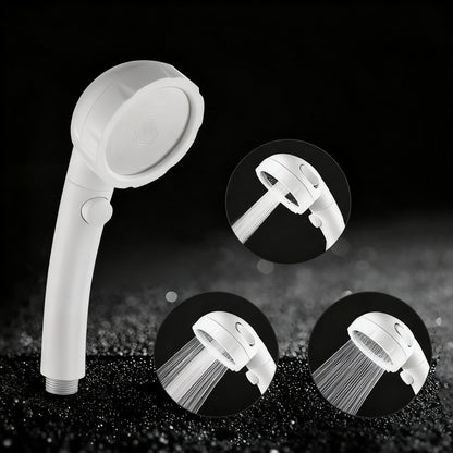 Handbrause mit 3 Strahlarten und Stopp-Funktion