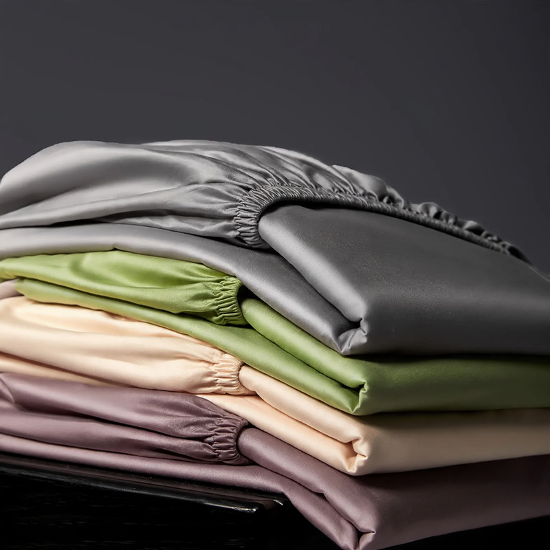 Hochwertige Baumwoll-Spannbettlaken, 100 % Baumwolle, Satin-Weave