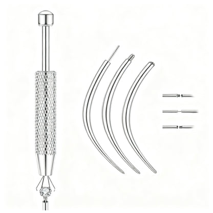 Titan-Piercingstab, flache Basis, Innengewinde