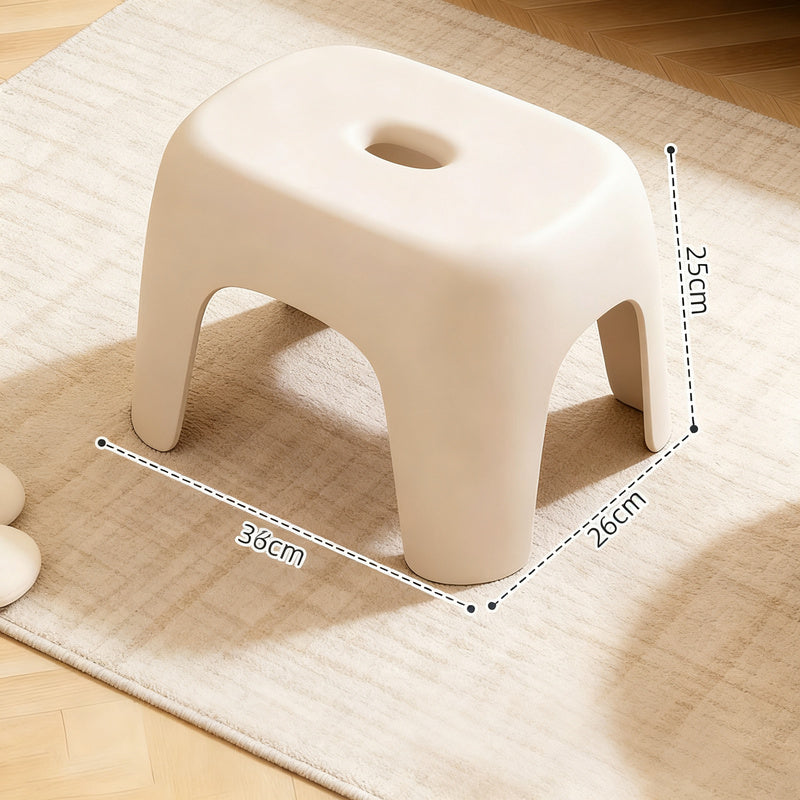 Kunststoff-Hocker, quadratisch, robust