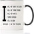 Keramik-Kaffeebecher mit Spruch, 301–400 ml
