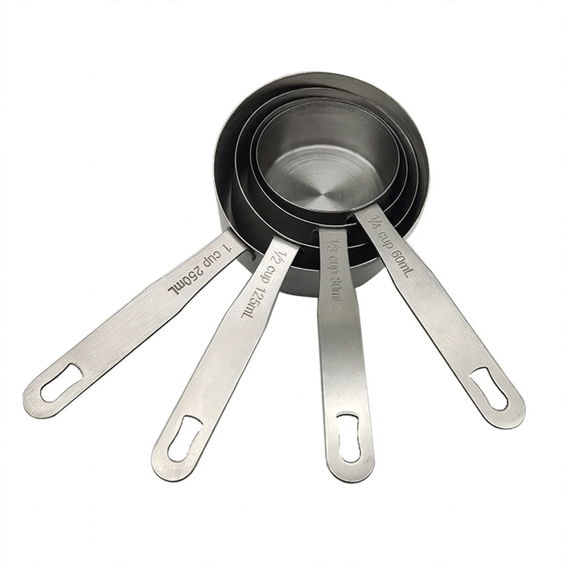 Edelstahl-Messlöffel-Set, 4-teilig