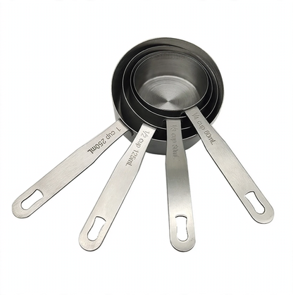 Edelstahl-Messlöffel-Set, 4-teilig