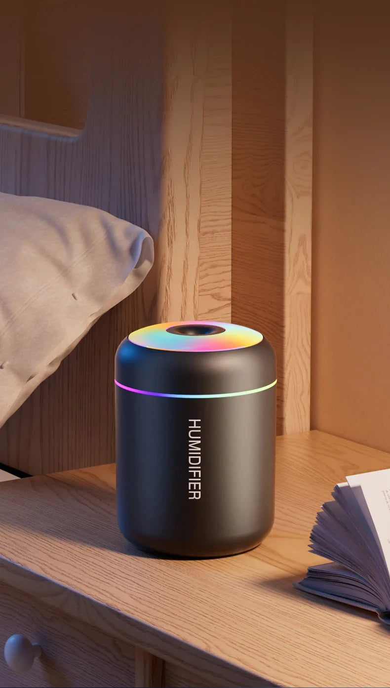 Brehn | MINI LUFTBEFEUCHTER MIT AROMATHERAPIE - USB-BETRIEBEN - PERFEKT FÜR AUTO UND SCHLAFZIMMER
