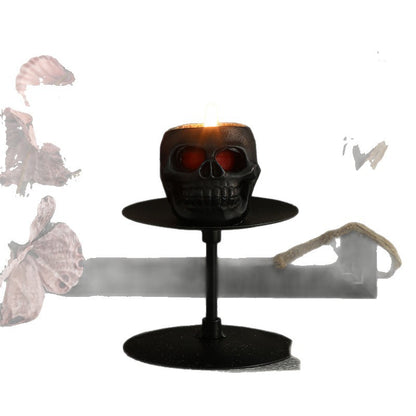 Totenkopf-Duftkerze aus Sojawachs, handgefertigt