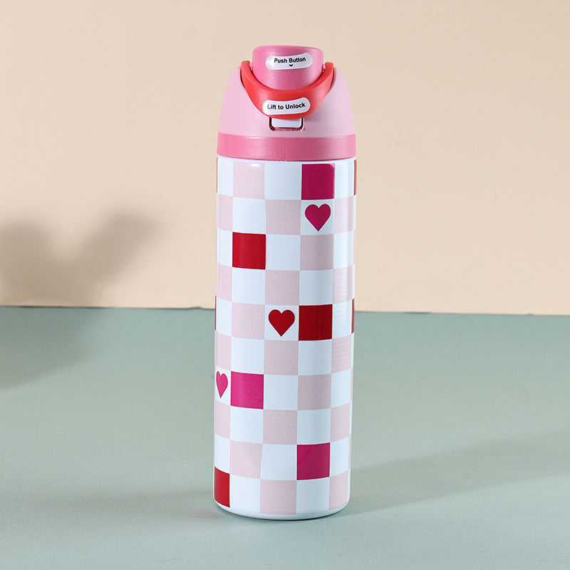 Edelstahl-Trinkflasche, 32 oz, isoliert